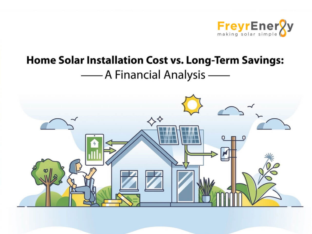 Home Solar Installation Cost Vs Long-Term Savings