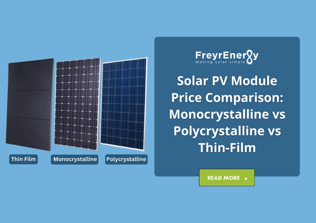 types of solar panels