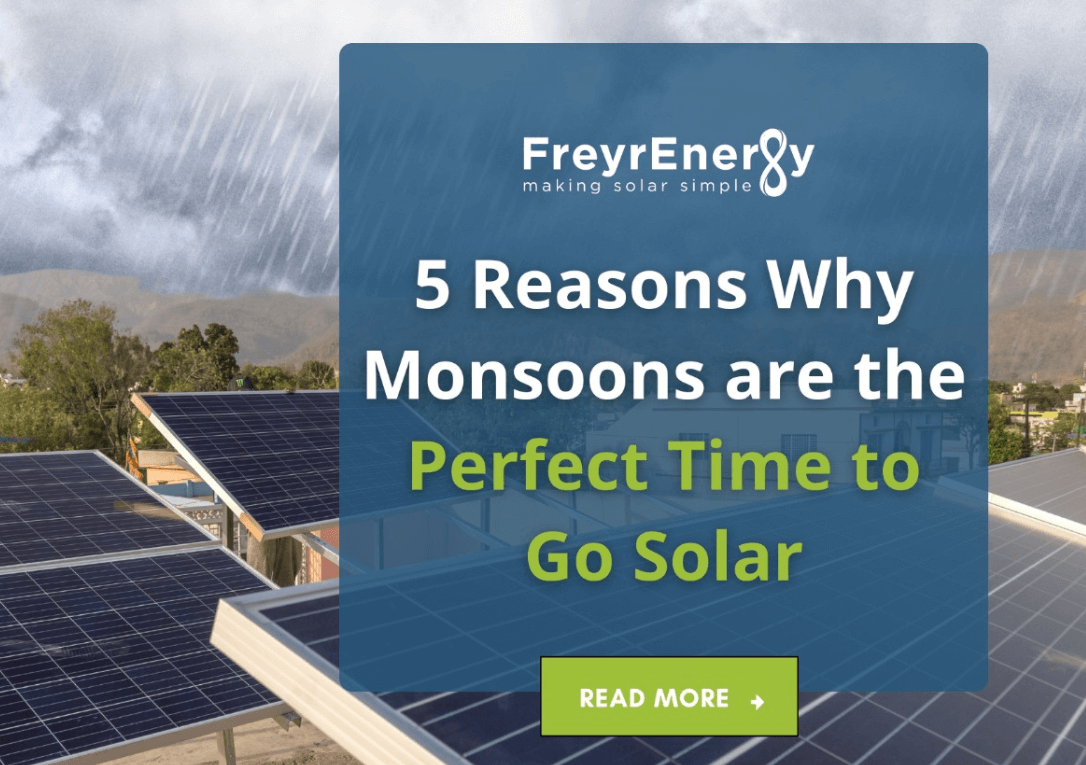 Solar Panels in Rainy Season