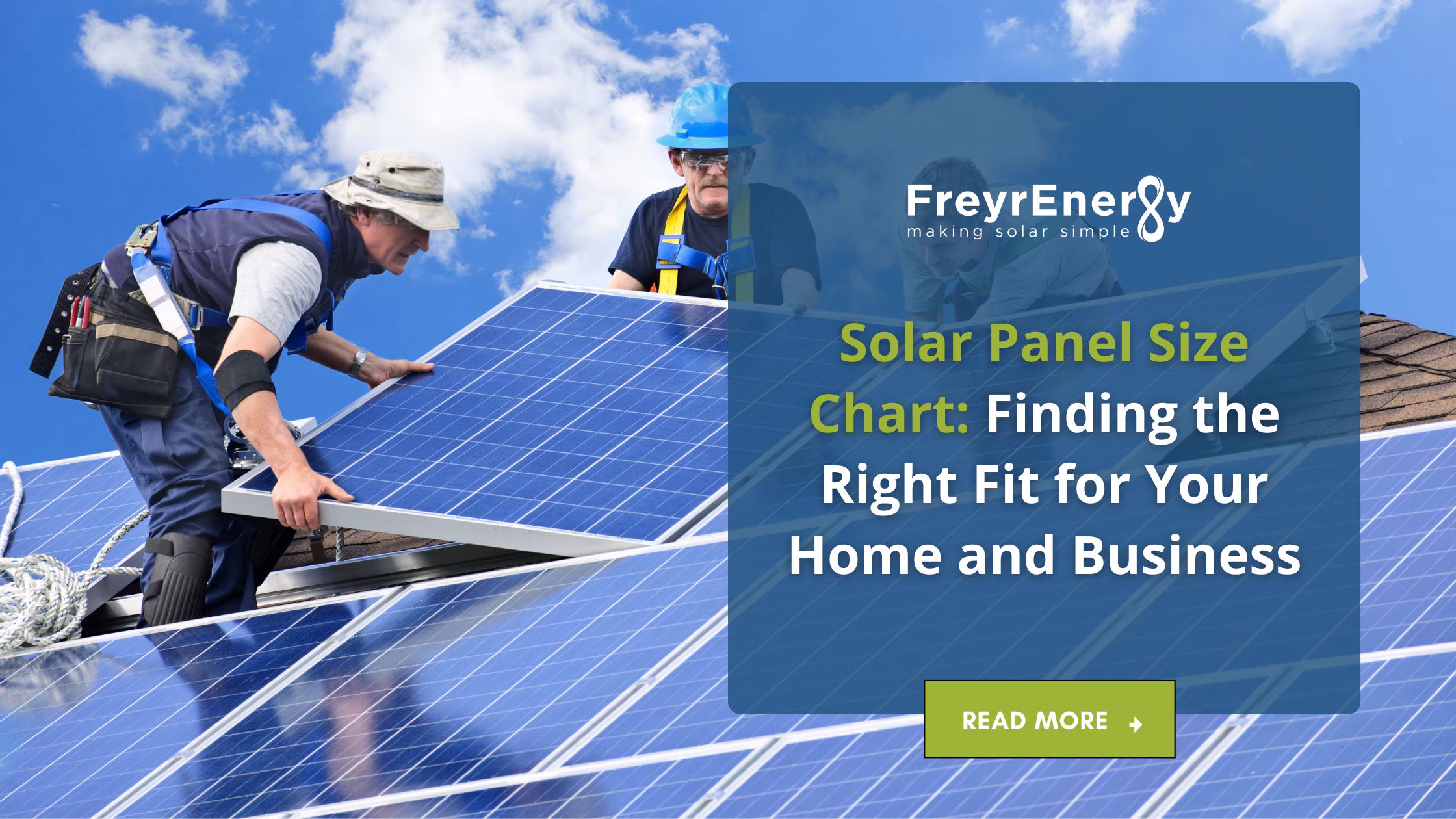 Solar Panel Size Chart